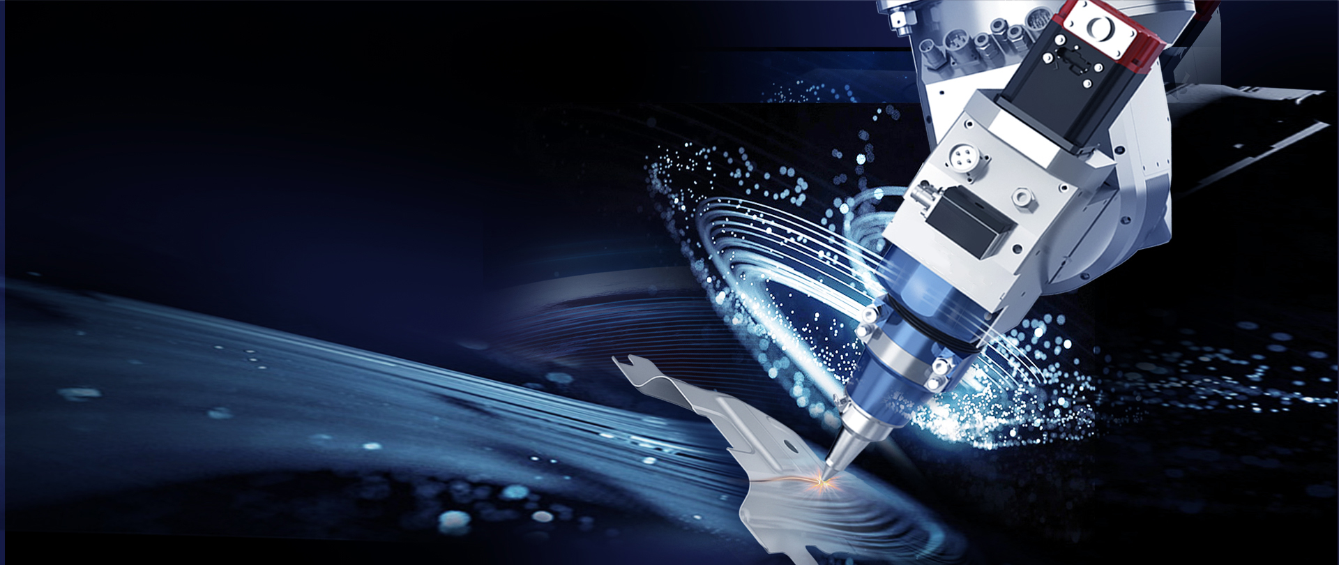 Independently developed three-dimensional five-axis linked cutting head