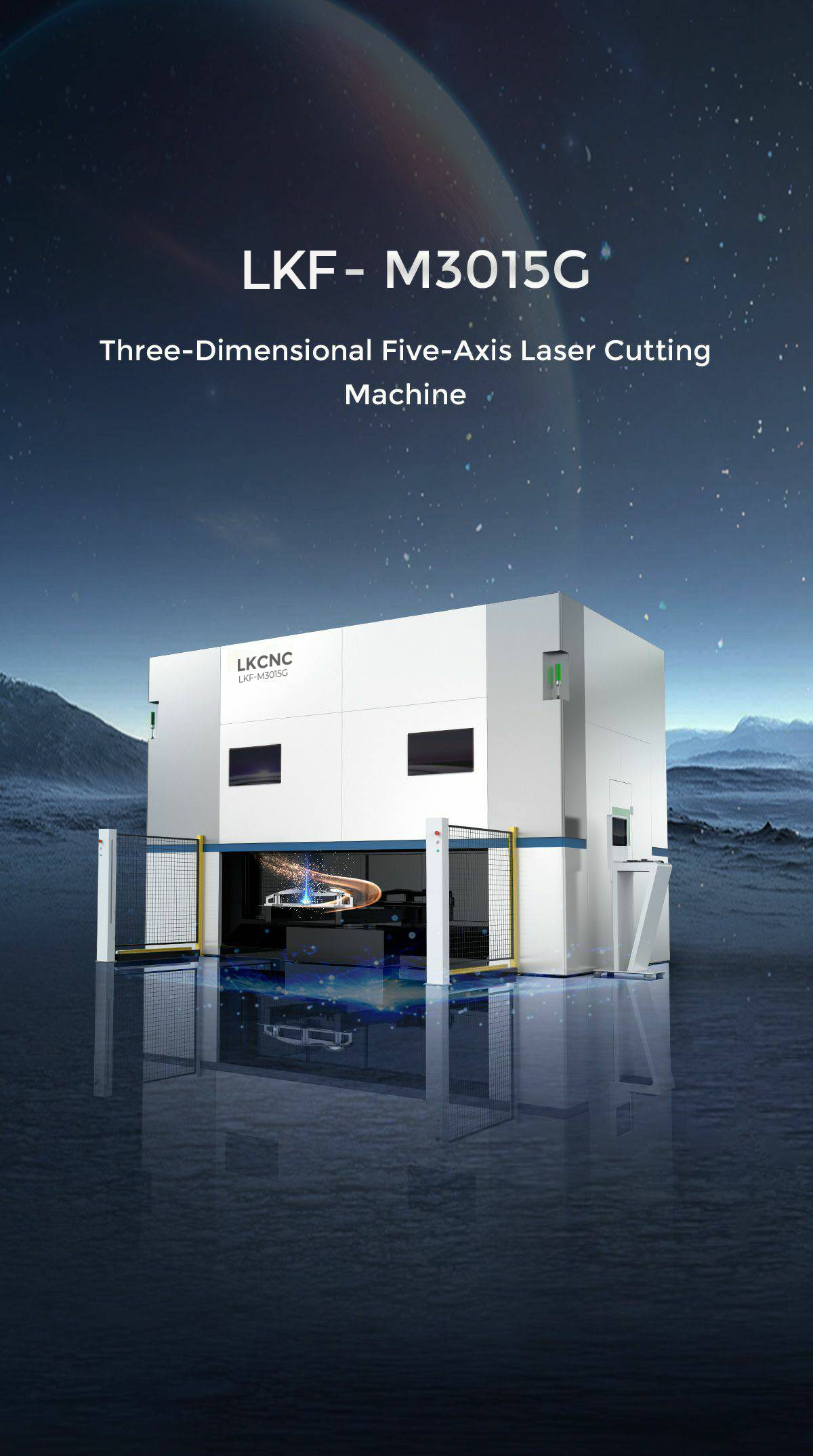 Three-Dimensional Five-Axis Laser Cutting Machine 